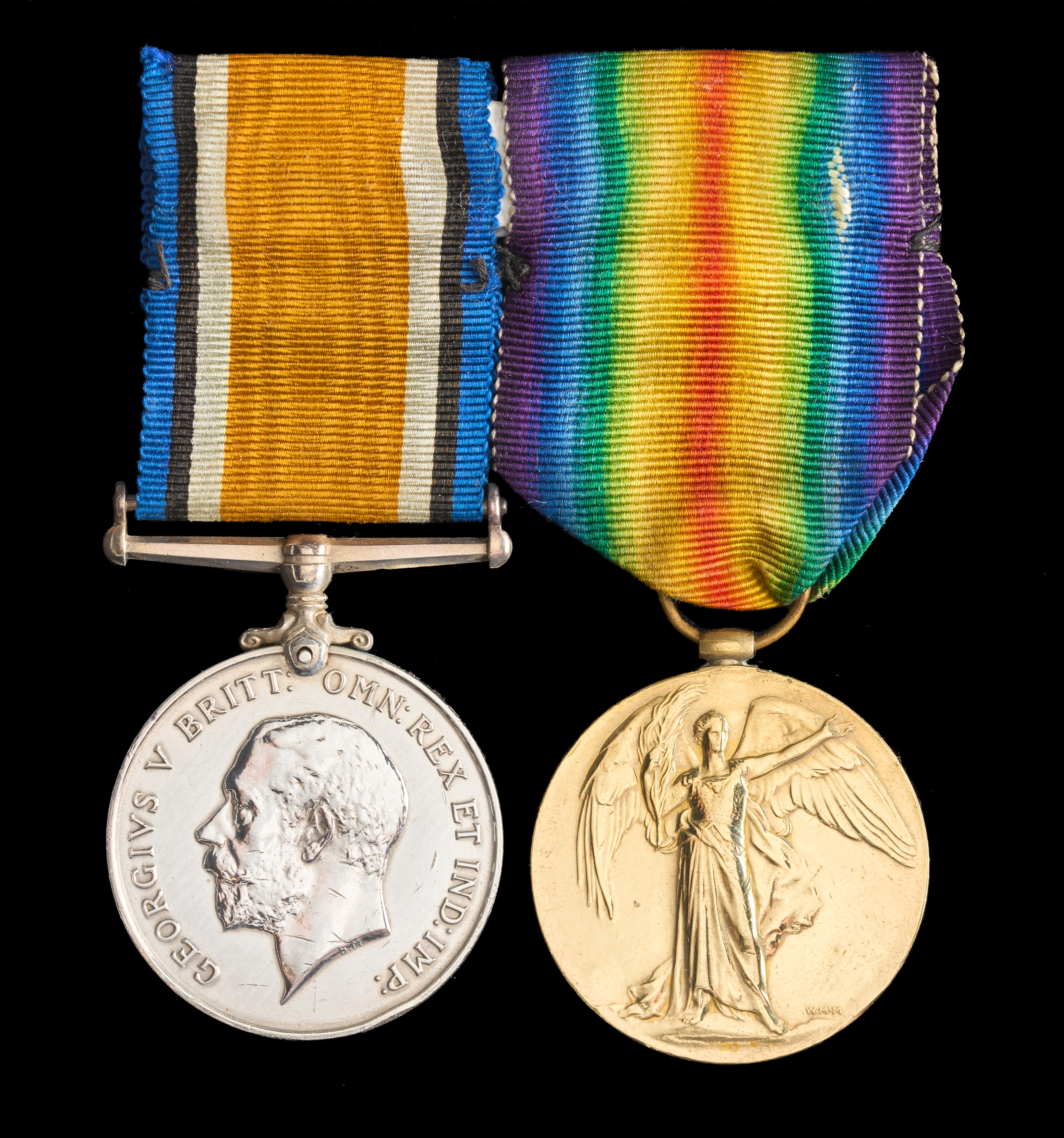 Joseph Parker : (L to R) British War Medal; Allied Victory Medal